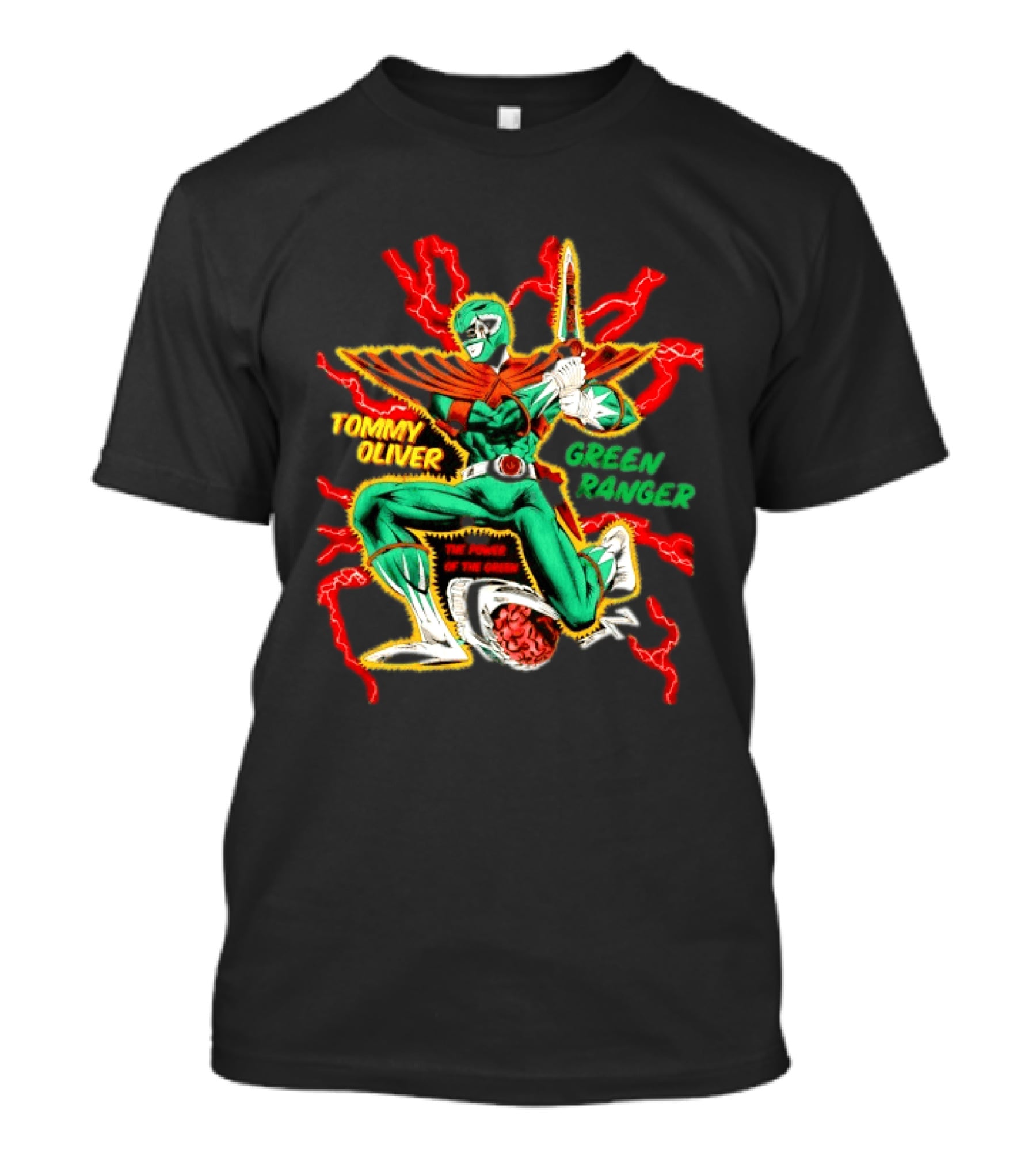 Tommy Oliver Green Ranger The Power Of The Green T-Shirt