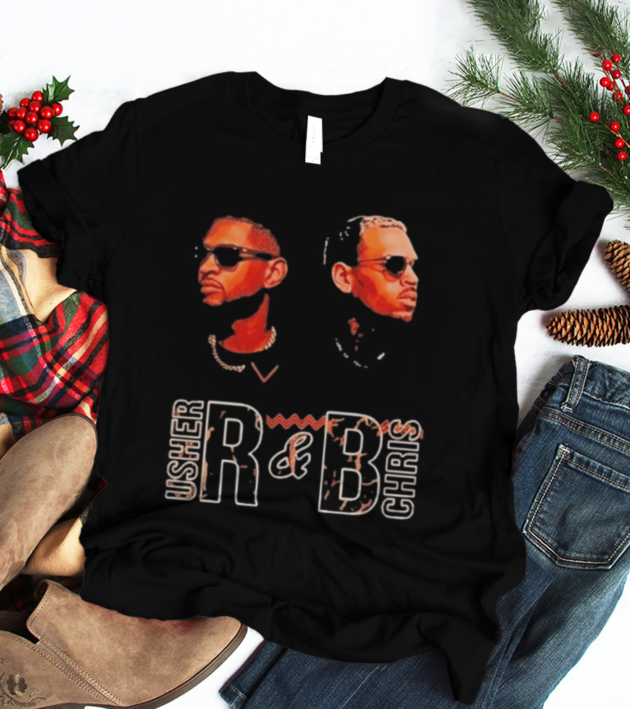 Usher Chris R&B Bootleg Retro Style Sunglasses T-Shirt