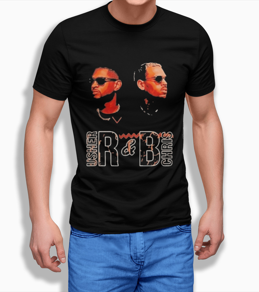 Usher Chris R&B Bootleg Retro Style Sunglasses T-Shirt
