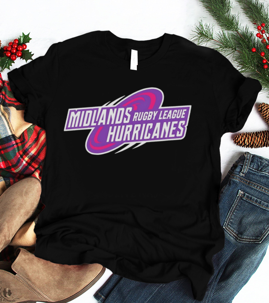 Midlands Rugby League Hurricanes Sports Team T-Shirt