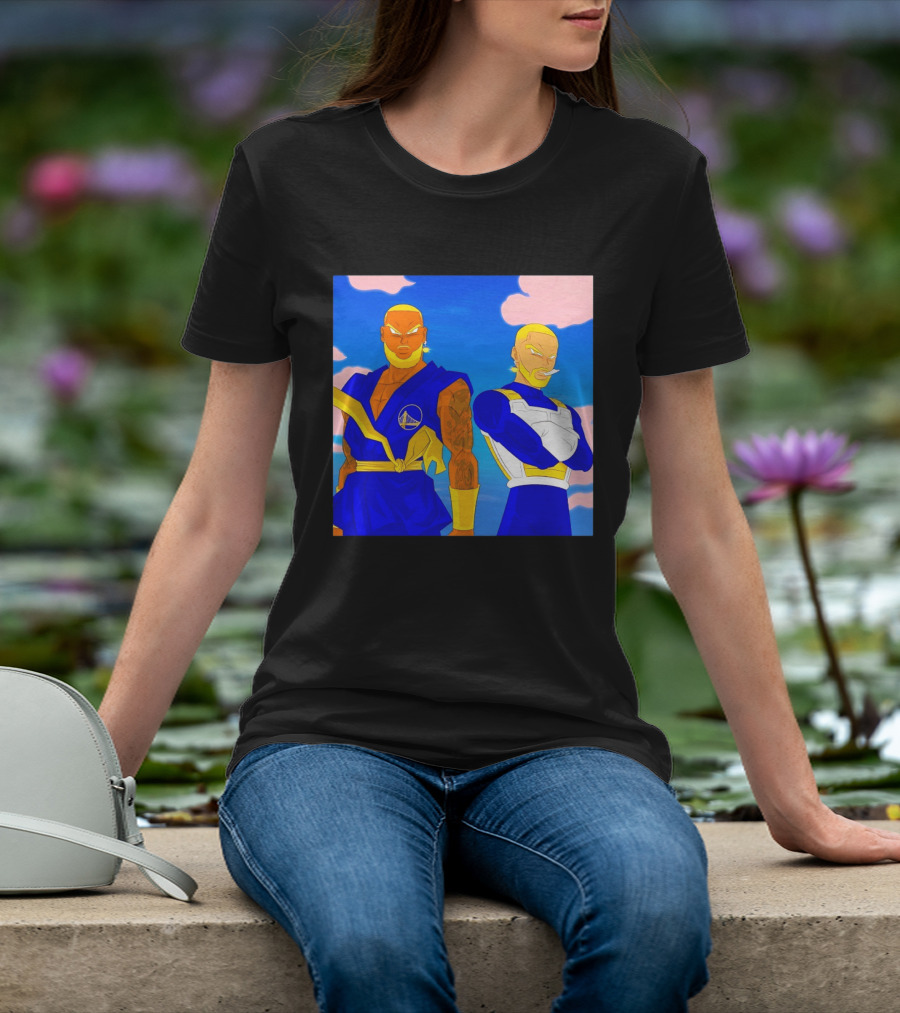 LeBron James Stephen Curry Golden State Warriors Anime Dragon Ball T-Shirt
