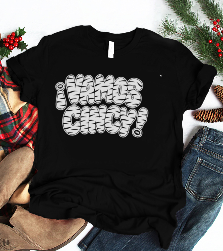 ¡VAMOS Cincy Cincinnati Bengals Football Fan Gear T-Shirt