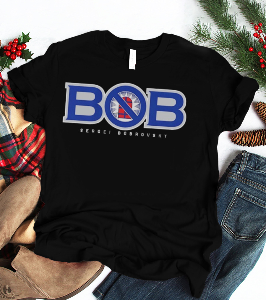 Sergei Bobrovsky BOB Toronto Maple Leafs Hockey Goalie Net T-Shirt
