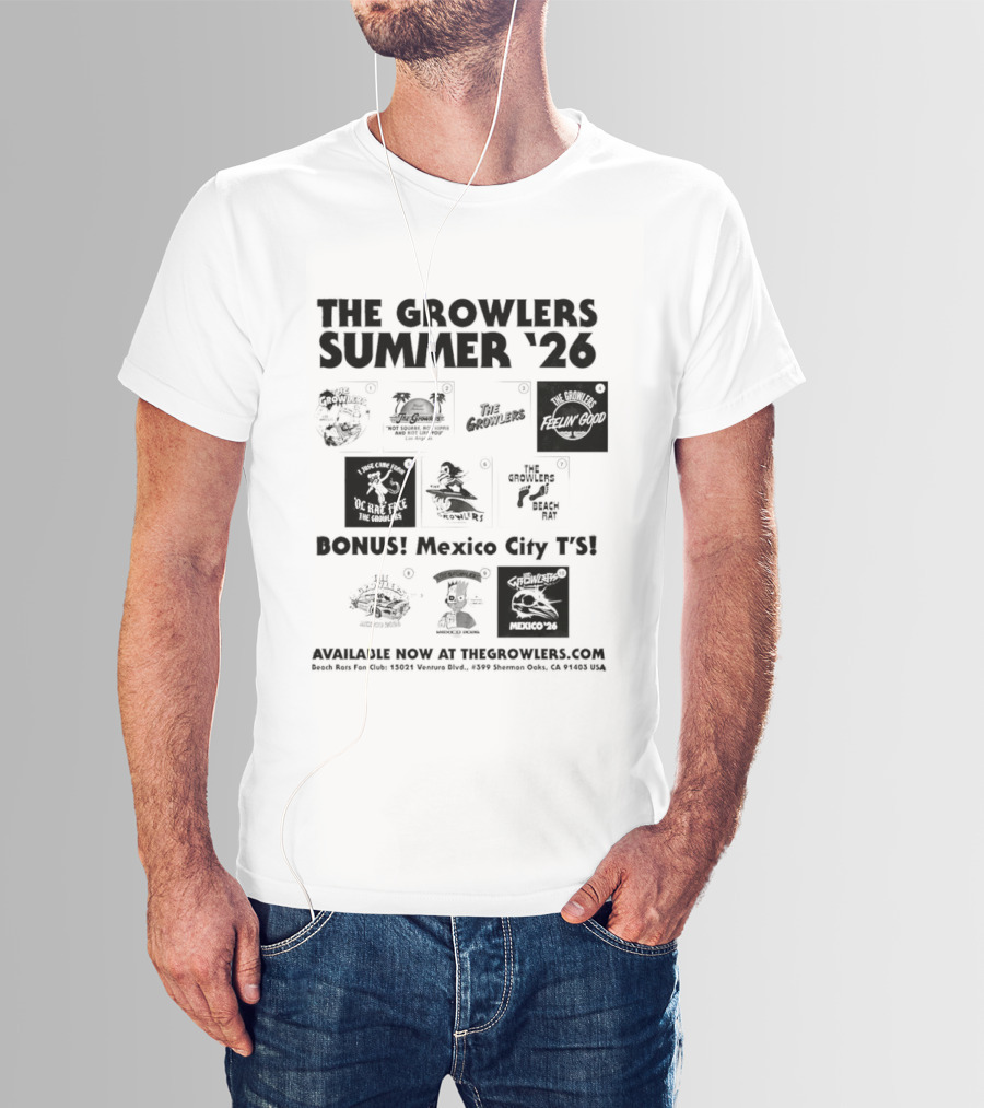 The Growlers Summer '26 Bonus Mexico City Fyi Mexico '26 T-Shirt