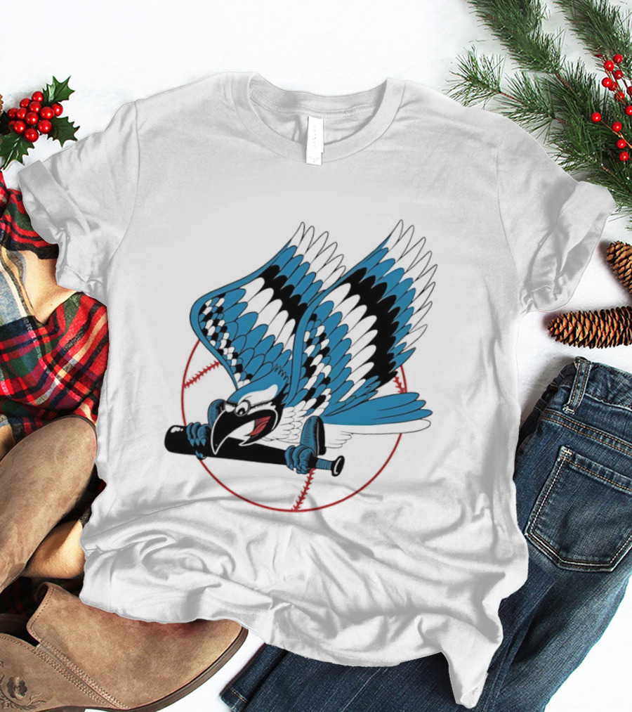 Toronto Blue Jays Flying Logo Majestic MLB Baseball Sportswear T-Shirt