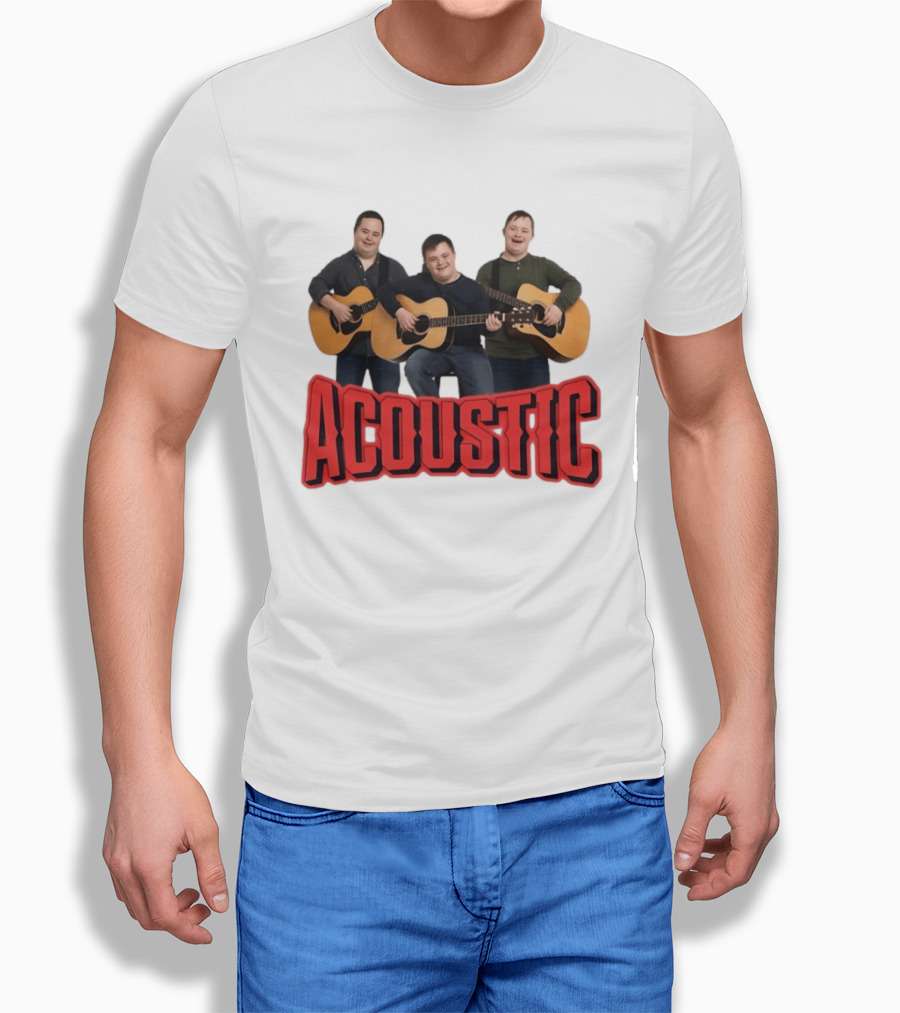 Acoustic Guitar Players Trio Musicians Band T-Shirt
