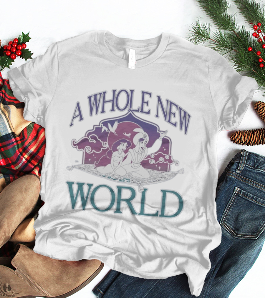 A Whole New World Aladdin Flying Carpet Adventure T-Shirt