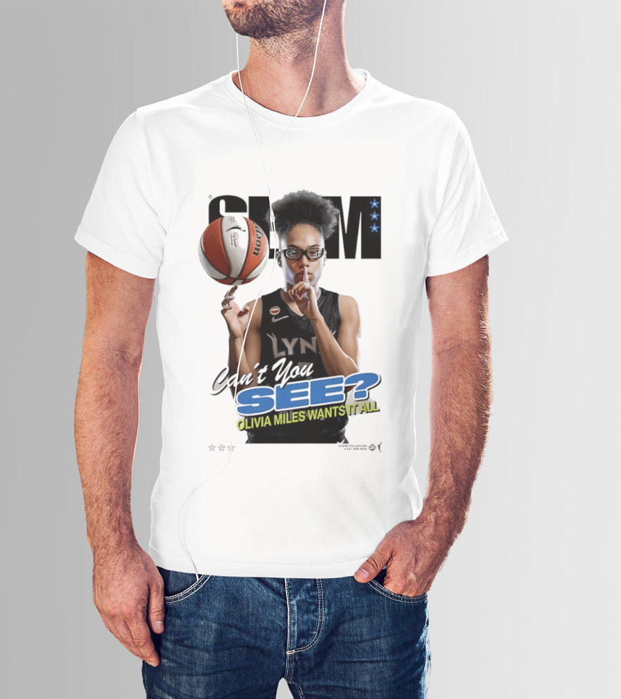 Minnesota Lynx SLAM Olivia Miles Wants It All Can't You See Basketball T-Shirt