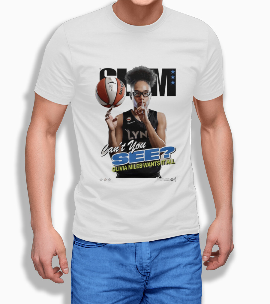 Minnesota Lynx SLAM Olivia Miles Wants It All Can't You See Basketball T-Shirt
