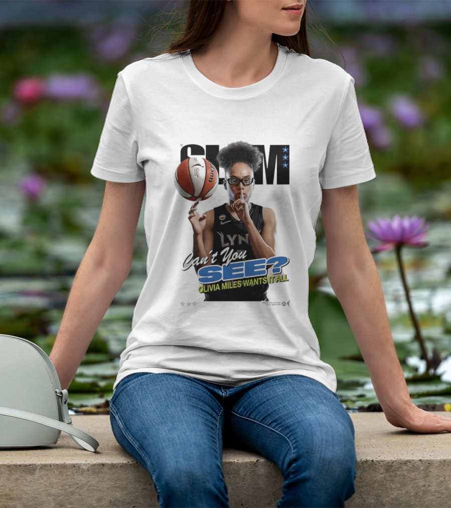 Minnesota Lynx SLAM Olivia Miles Wants It All Can't You See Basketball T-Shirt