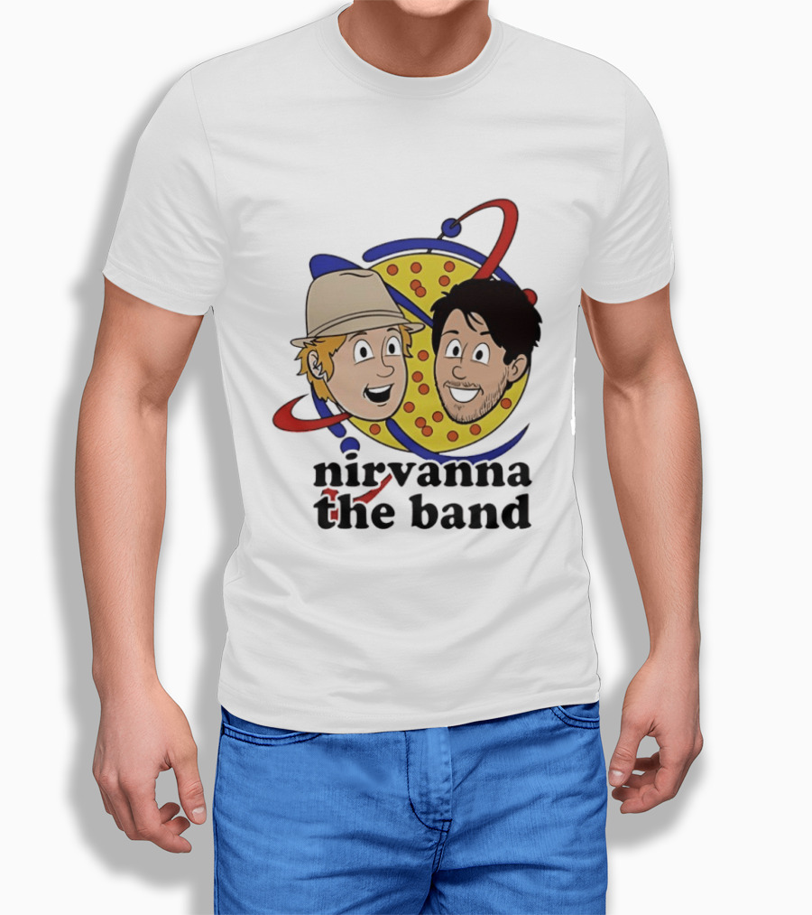 Nirvanna The Band Characters With Planetary T-Shirt