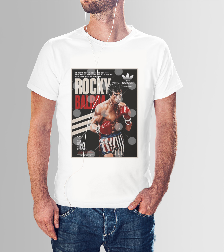 Rocky Balboa Adidas Originals Philadelphia Boxing Legend T-Shirt
