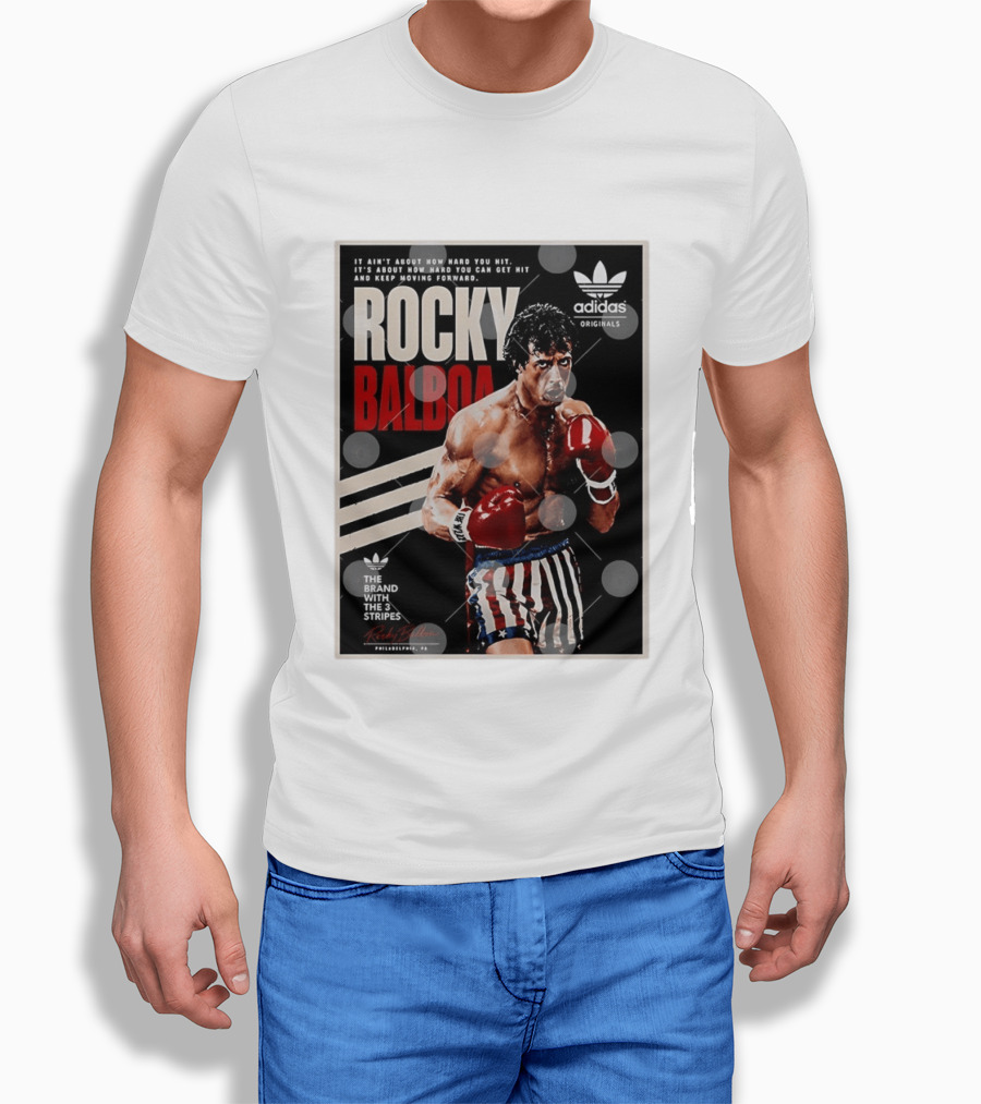 Rocky Balboa Adidas Originals Philadelphia Boxing Legend T-Shirt
