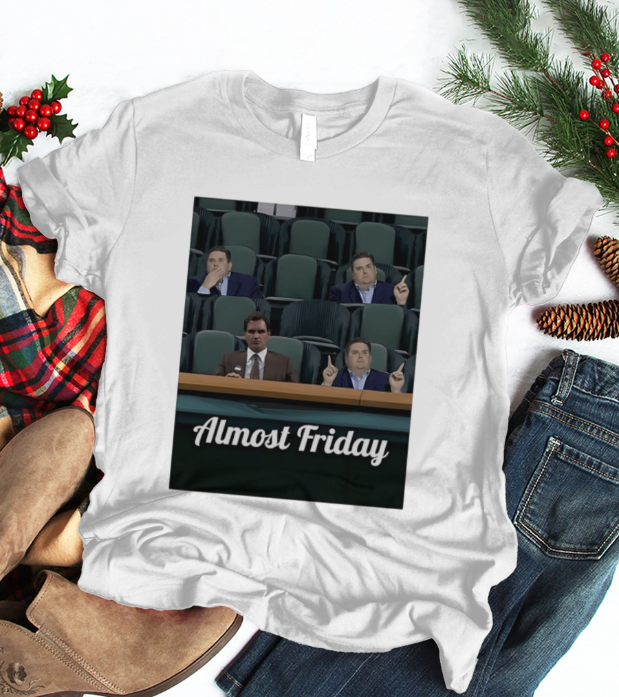 Roger Federer Brian Windhorst Tennis Stands Memes Almost Friday T-Shirt