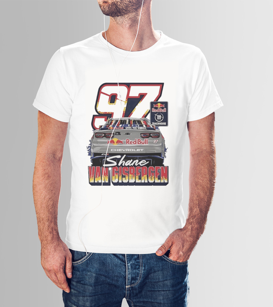 Shane Van Gisbergen 97 Red Bull Trackhouse Chevrolet Racing Team T-Shirt