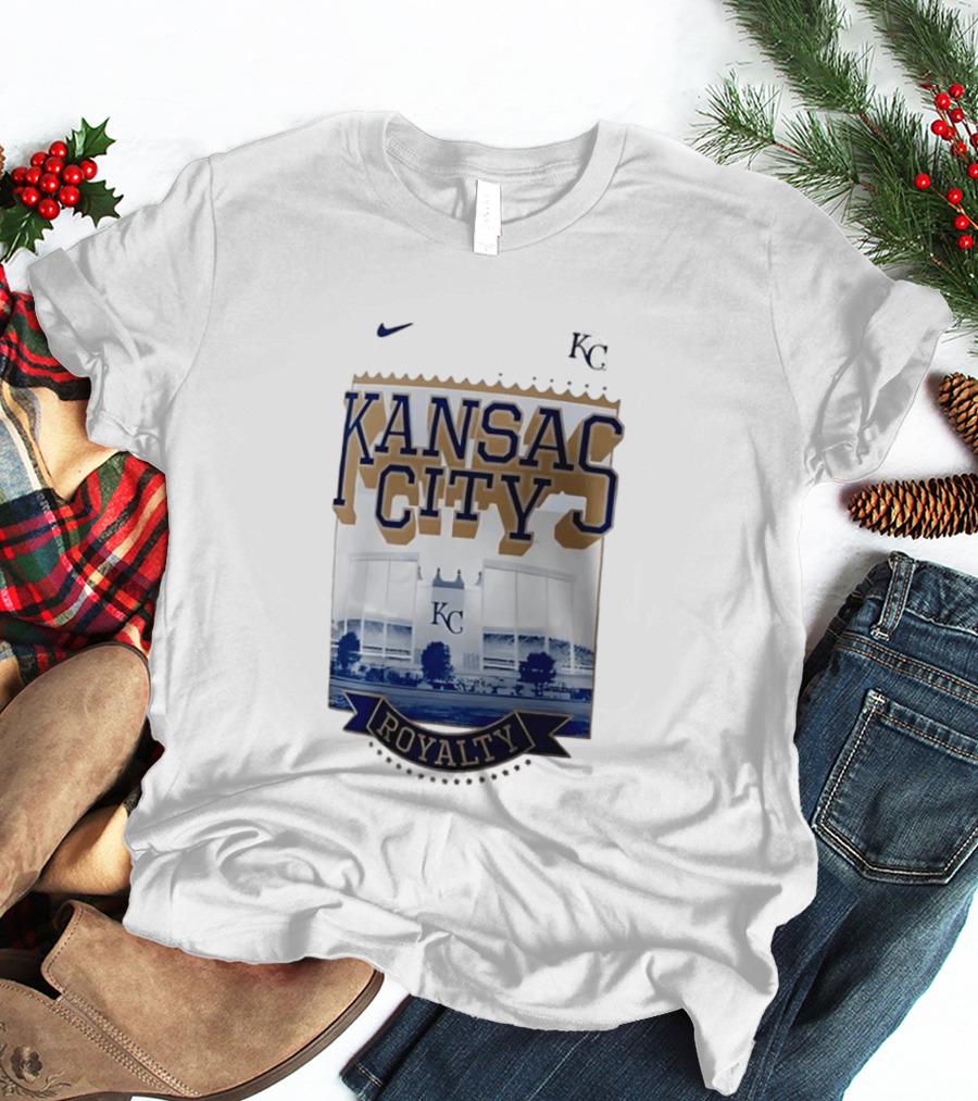 Kansas City Royals Stadium Royalty KC Nike T-Shirt