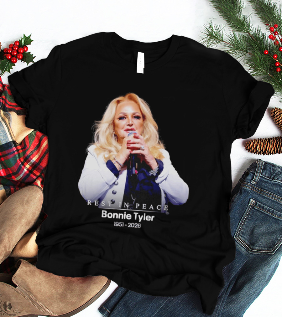Rest In Peace Bonnie Tyler 1951 2026 T-Shirt