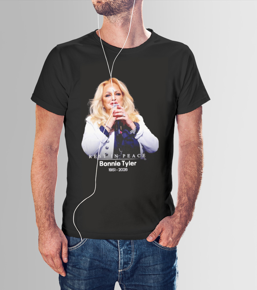 Rest In Peace Bonnie Tyler 1951 2026 T-Shirt