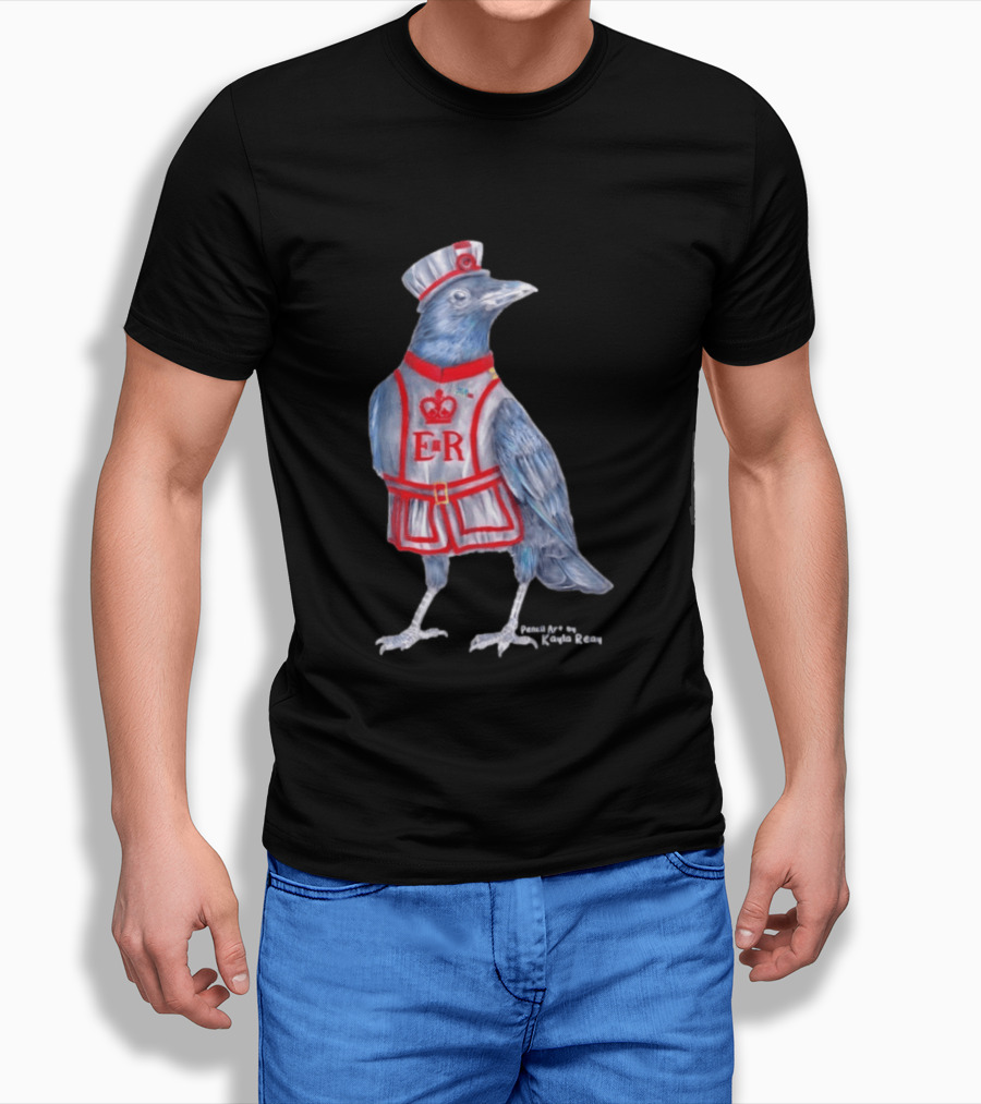 Rosaline The Raven ER Yeoman Warder Beefeater Uniform T-Shirt