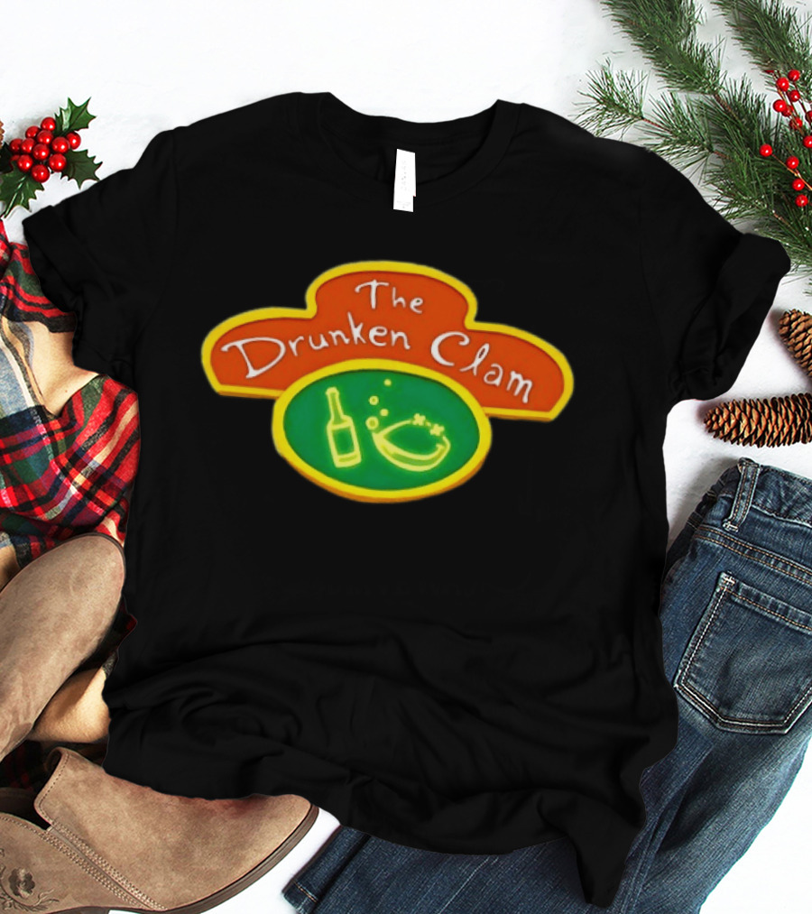 The Drunken Clam Family Guy Peter Griffin Neon Sign T-Shirt