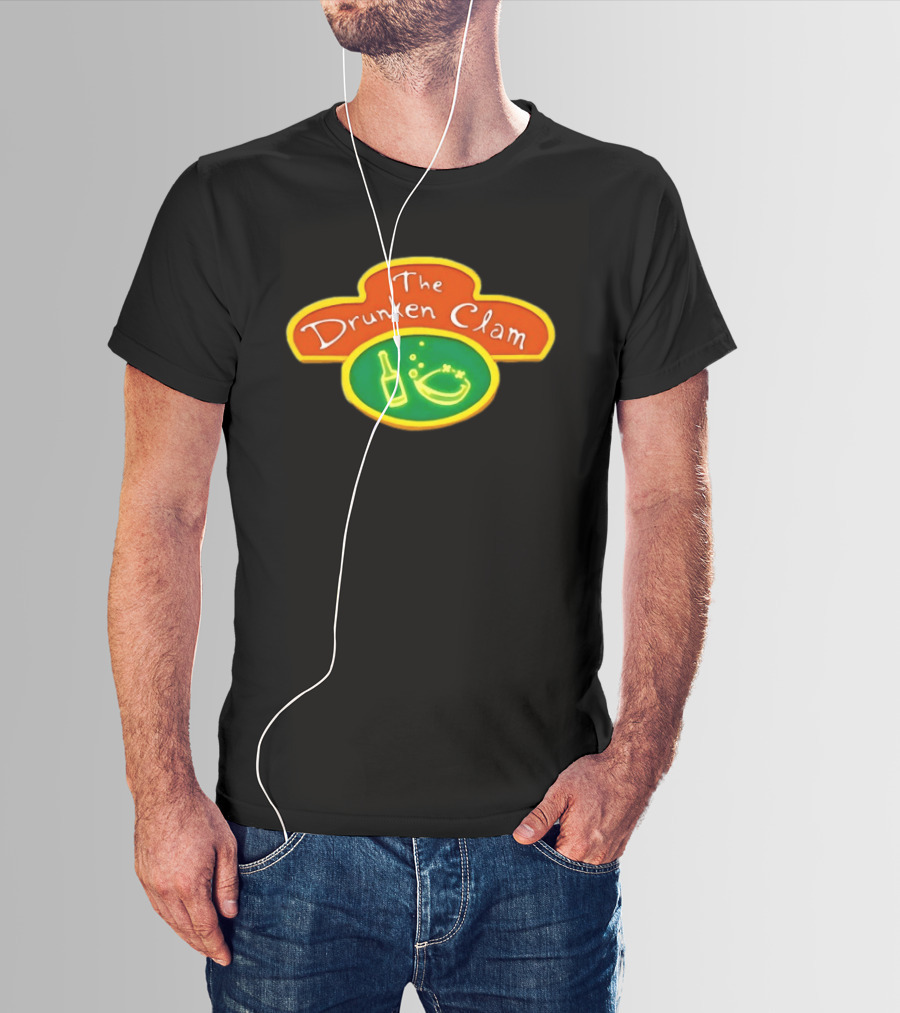 The Drunken Clam Family Guy Peter Griffin Neon Sign T-Shirt