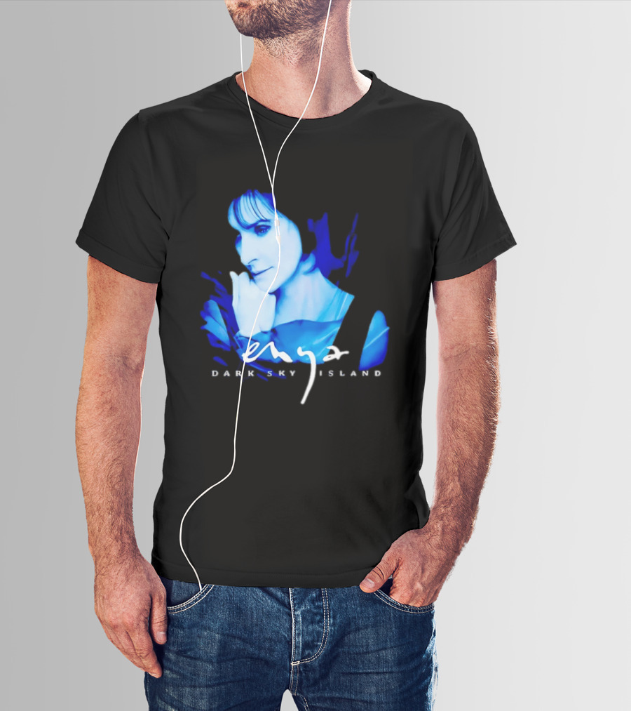 Enya Dark Sky Island Album Blue T-Shirt