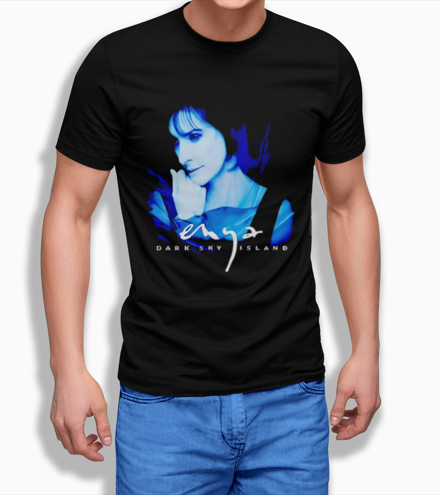 Enya Dark Sky Island Album Blue T-Shirt