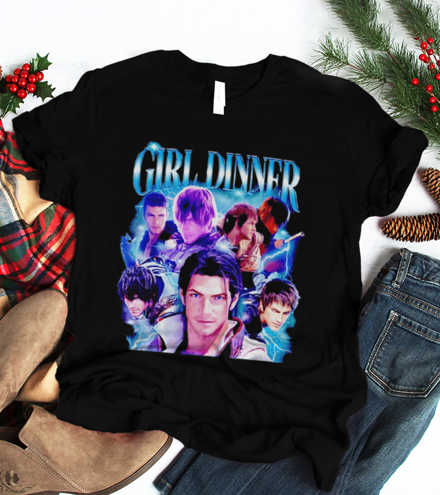 Girl Dinner Final Fantasy Characters Square Enix T-Shirt