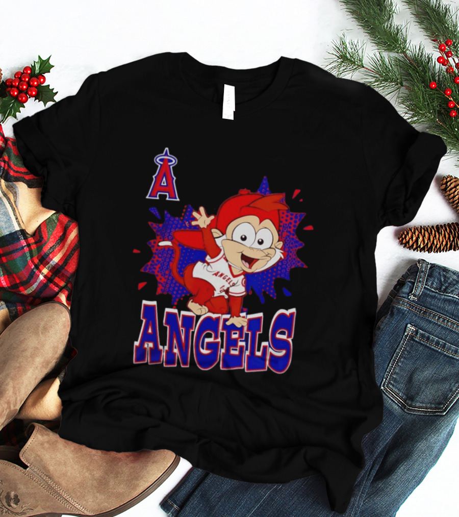 Los Angeles Angels Rally Monkey Baseball MLB Team Fans T-Shirt