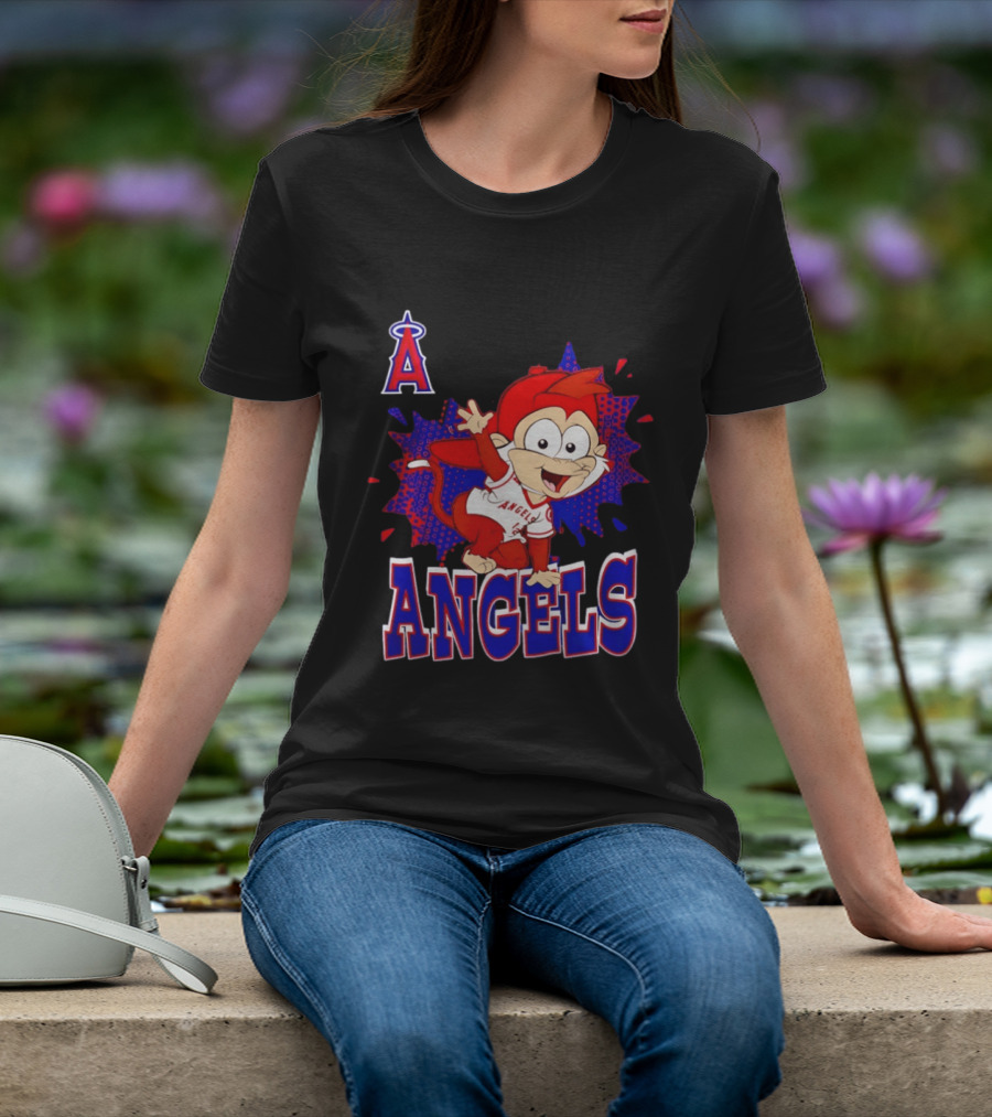 Los Angeles Angels Rally Monkey Baseball MLB Team Fans T-Shirt