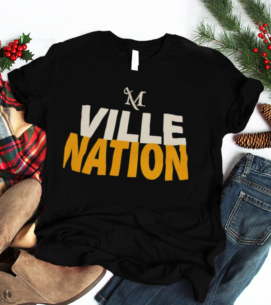 Manhattanville University Ville Nation Athletics Spirit T-Shirt
