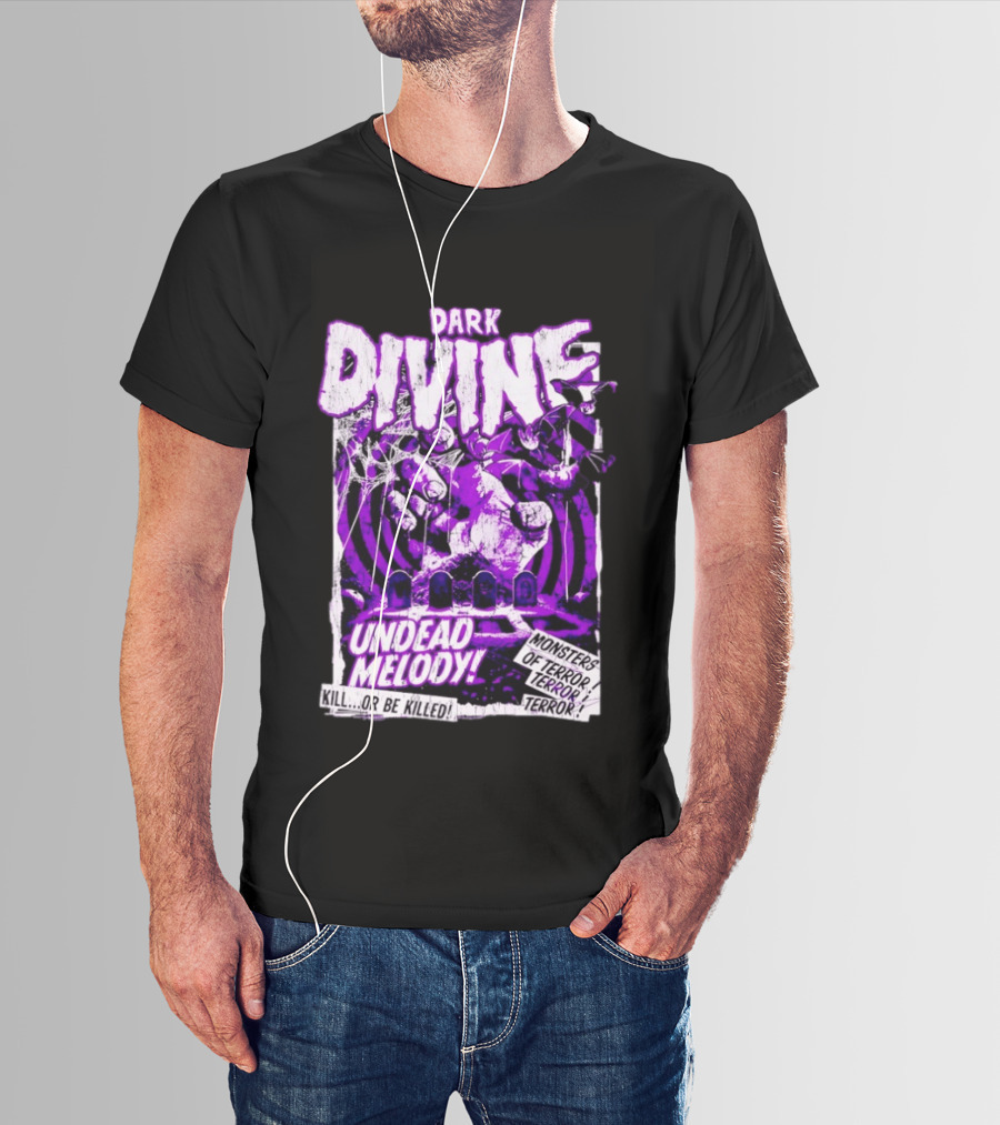 Dark Divine Undead Melody Monsters Of Terror Horror T-Shirt