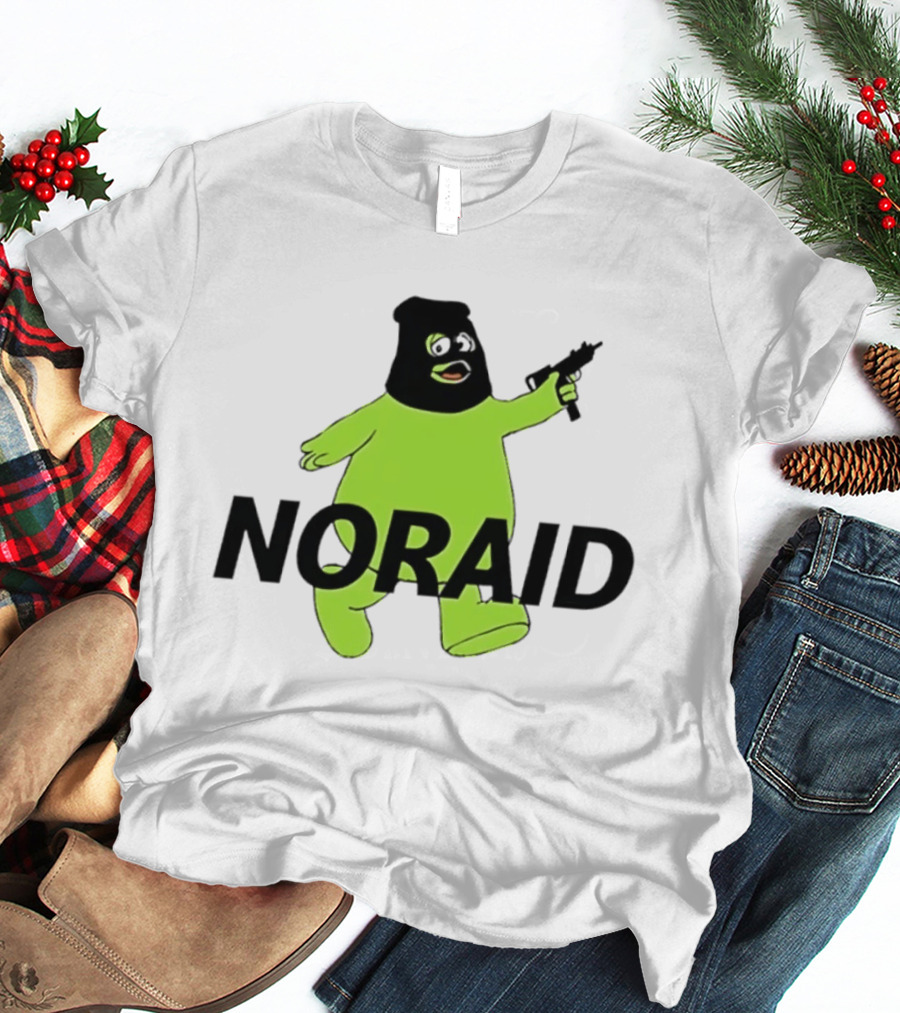 Uncle O'Grimacey Noraid With Green Character And Weapon T-Shirt