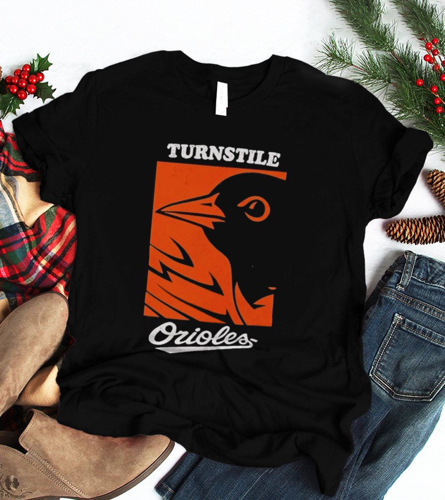 Turnstile Orioles Bird Orange T-Shirt