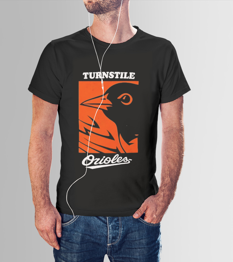 Turnstile Orioles Bird Orange T-Shirt
