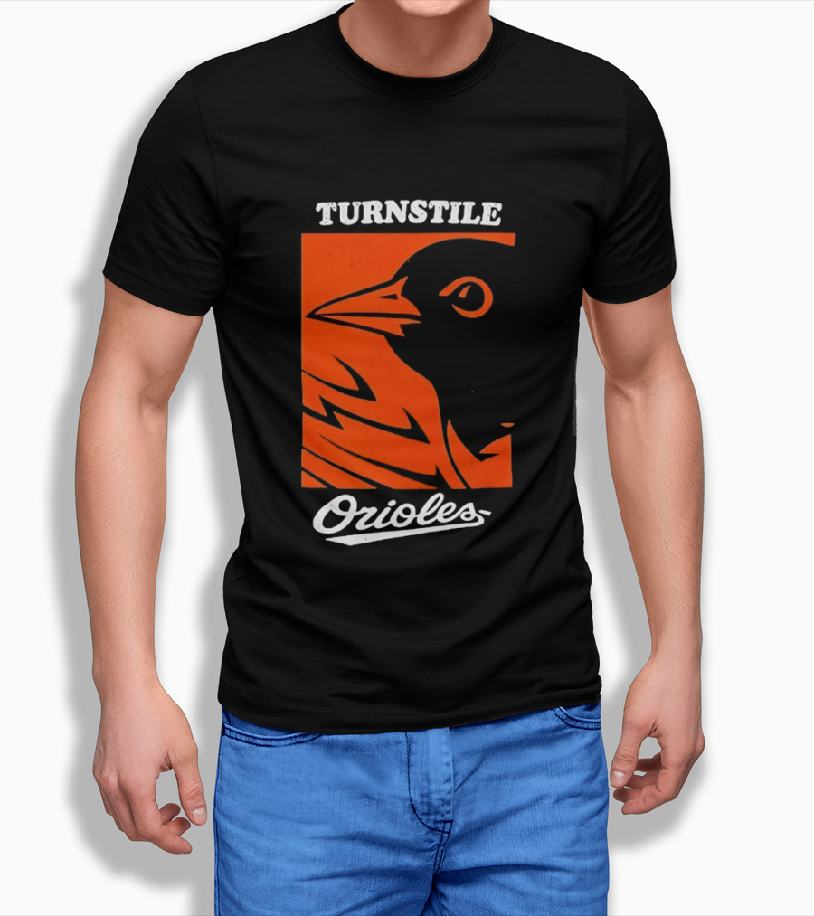 Turnstile Orioles Bird Orange T-Shirt