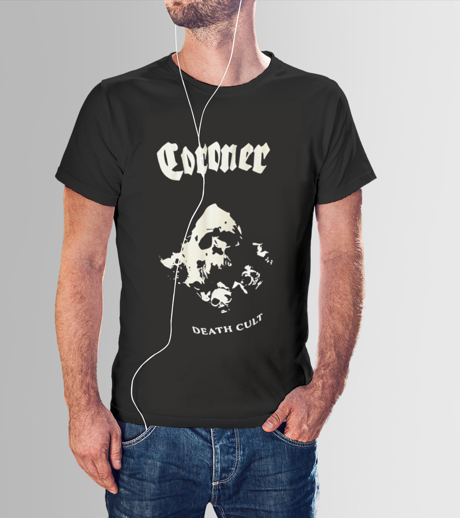 Coroner Death Cult Thrash Metal Band T-Shirt