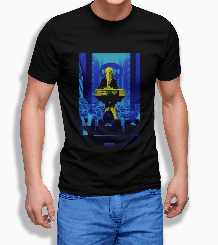 Jack White The Anthem Washington DC July 10 2026 Skeleton At Podium White House T-Shirt