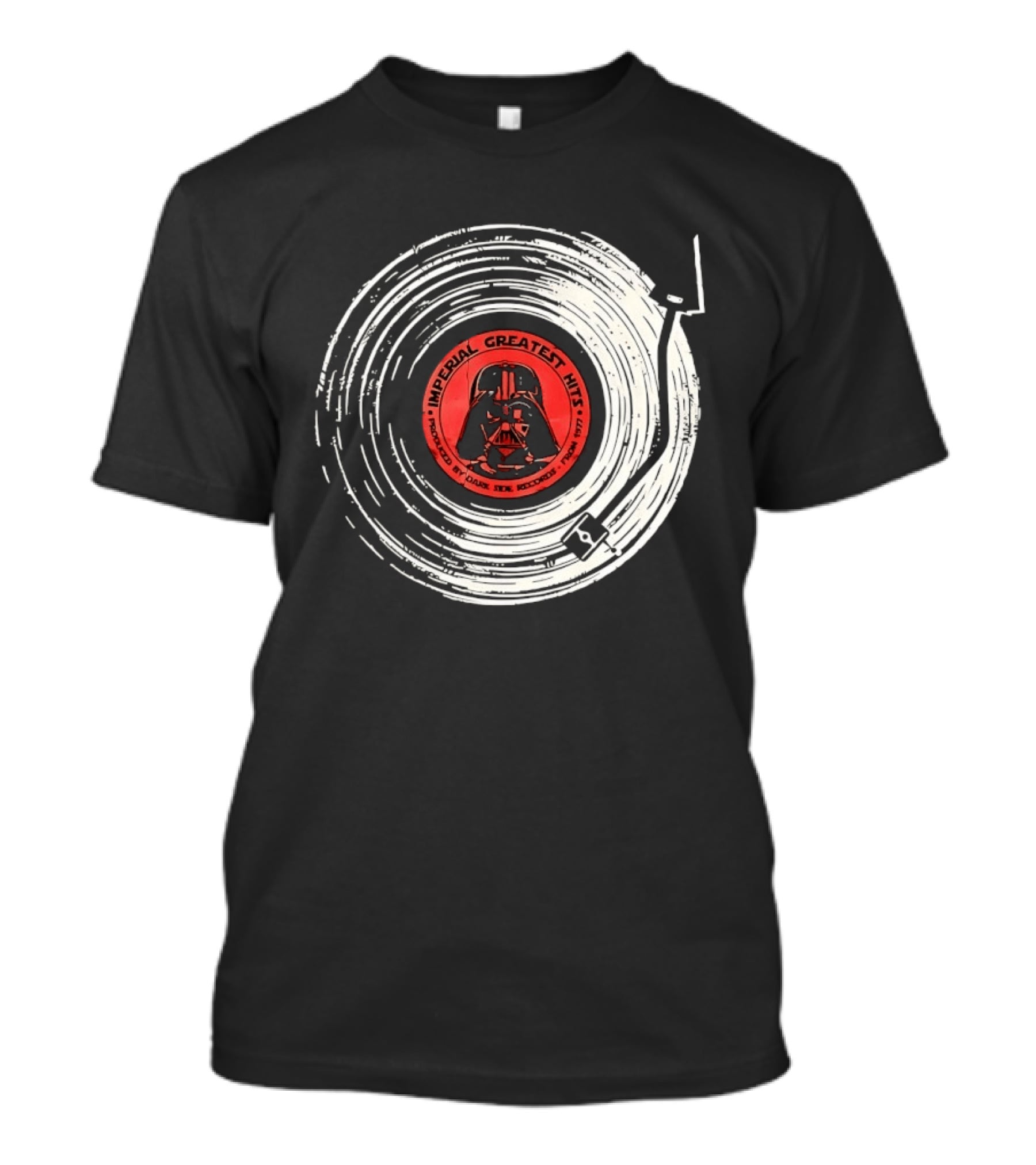 Darth Vader Imperial Greatest Hits Vinyl Record Star Wars Dark Side Records T-Shirt
