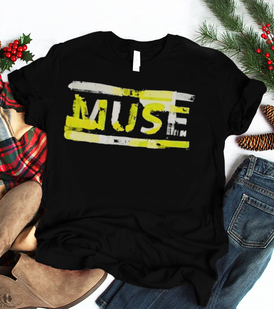 MUSE Band Inspired Yellow Paintbrush T-Shirt