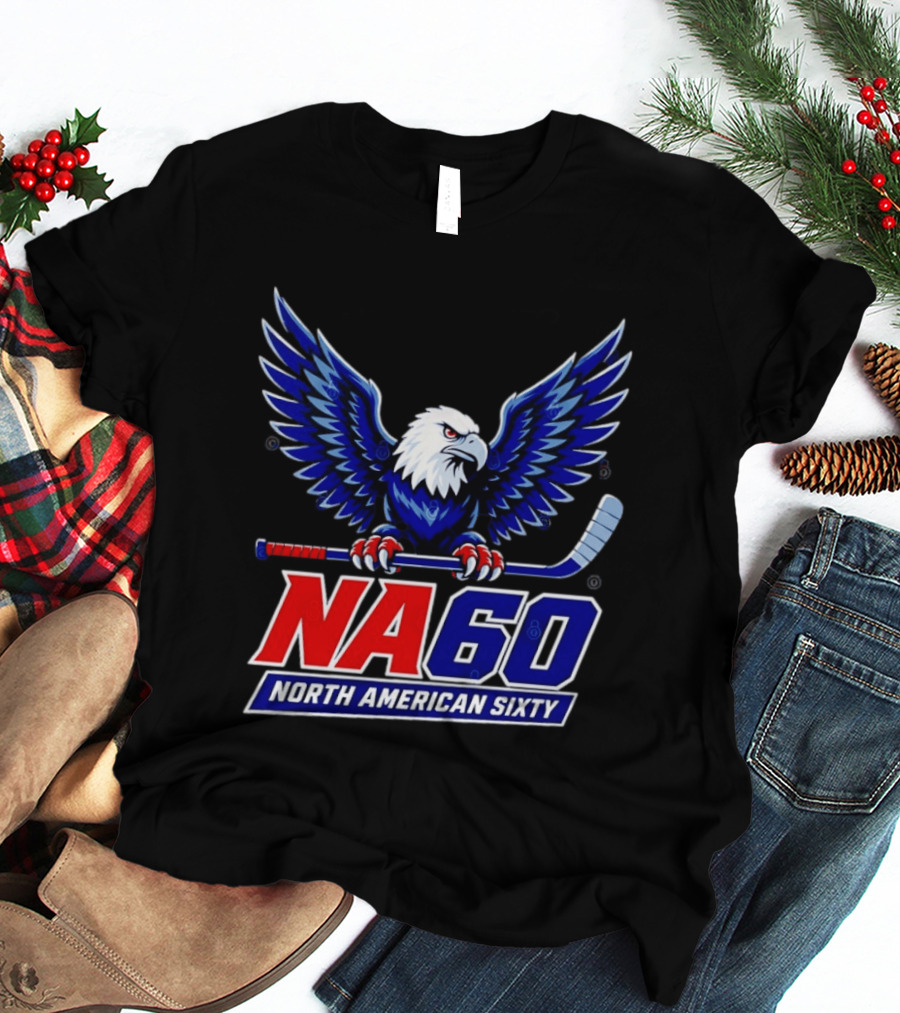 NA 60 North American Sixty Eagle Hockey T-Shirt
