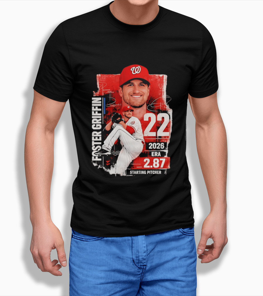 Foster Griffin 2026 ERA 2.87 Starting Pitcher 22 T-Shirt