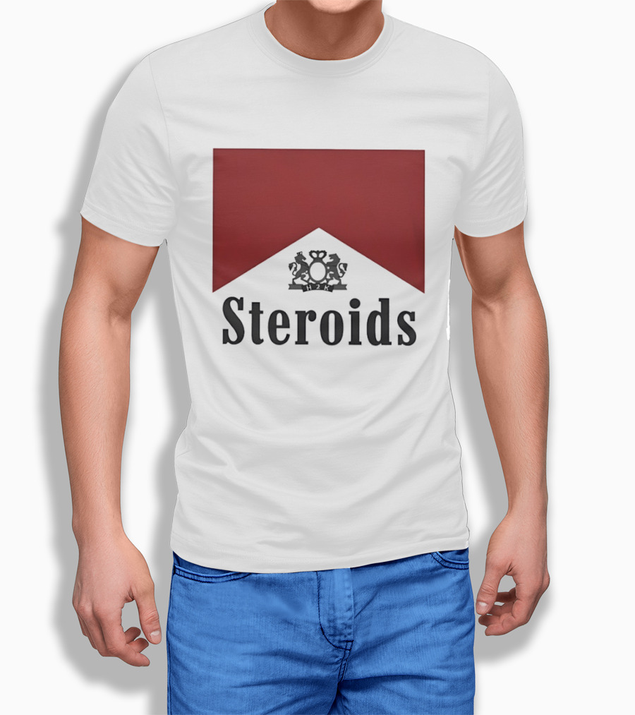 H2K Steroids Gym Fitness Lion Crest T-Shirt