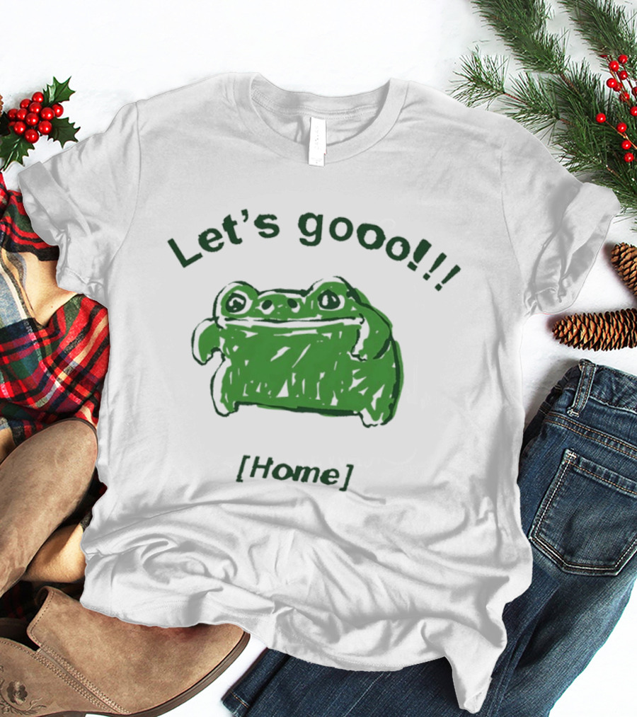 Let's Gooo Home Popcornpunk Frog T-Shirt