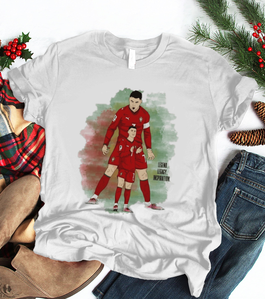 Portugal Cristiano Ronaldo 7 Legend Legacy T-Shirt