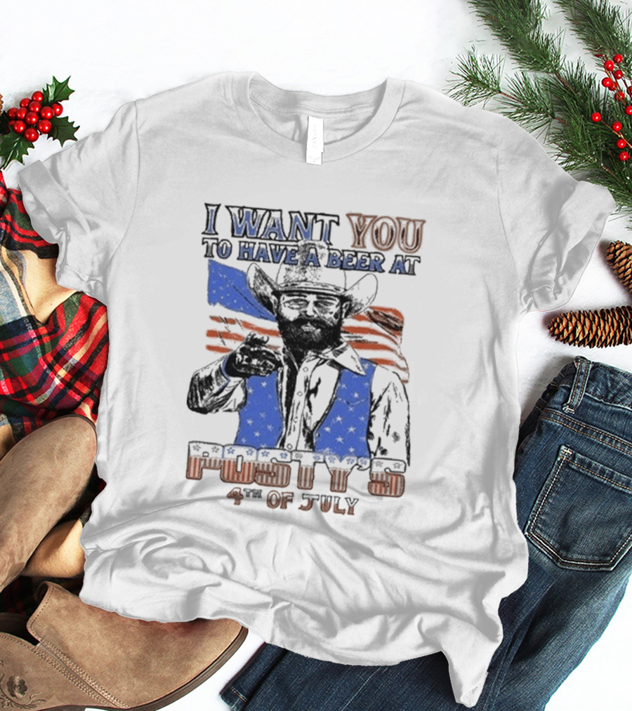 I Want You To Have A Beer At Posty Co 4th Of July T-Shirt