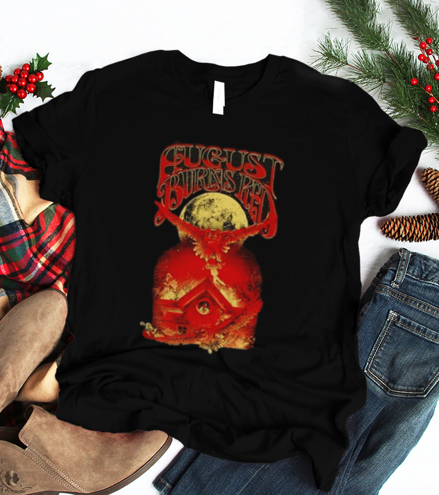 August Burns Red Owl Moon Metalcore Band Rustic Redhouse Scene T-Shirt