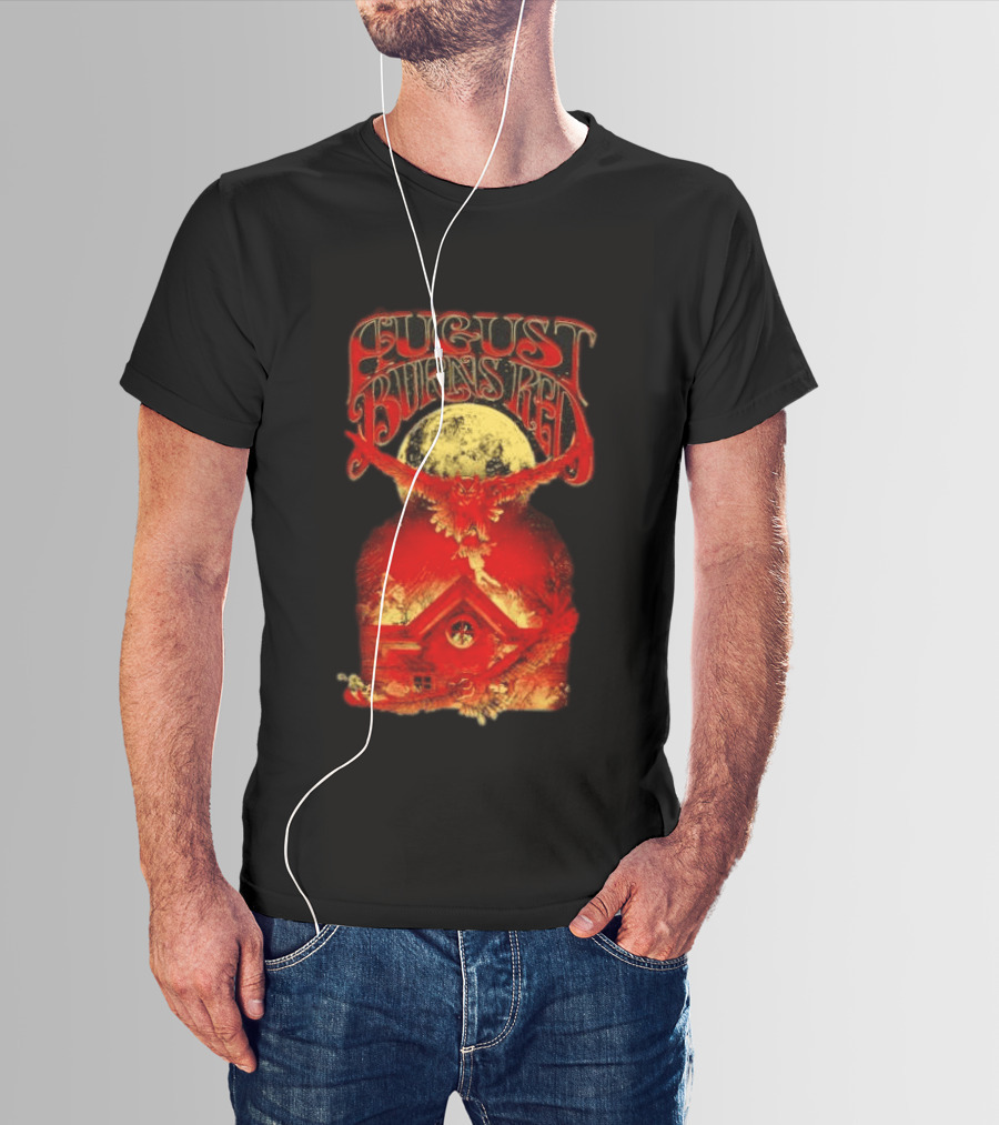 August Burns Red Owl Moon Metalcore Band Rustic Redhouse Scene T-Shirt
