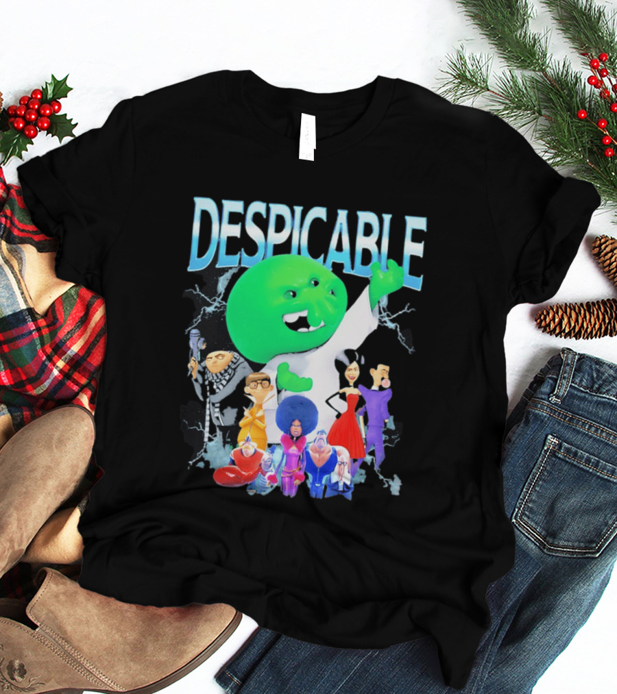 Despicable Me Featuring Gru Green Villain Group Villains T-Shirt