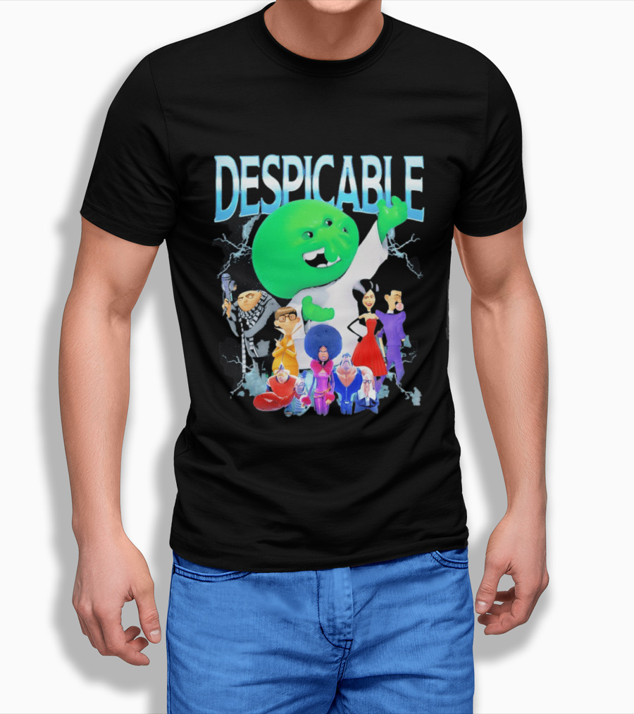Despicable Me Featuring Gru Green Villain Group Villains T-Shirt